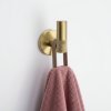 BATHROOM HOOK SET REA GRID BRUSH GOLD 4 PIECES