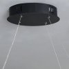 Pendant LED Lamp TOOLIGHT APP823-CP Modern Black + remote control 1-light point 70 W 73x25cm