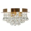 Ceiling Lamp Chandelier TOOLIGHT APP1038-3Cp Cristal Gold 3-light points G9 25x25x14,5Cm