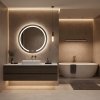 MIRROR REA MODERN 90 LED TRANSPARENT
