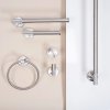 BATHROOM HANGER REA 6606A MODERN BRUSH STEEL