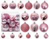 Christmas balls 311433 ROSE RED