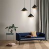 Pendant Lamp TOOLIGHT APP1005-1CP Black Round 1-light point E27 20x15x15-100cm