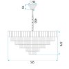 CEILING LAMP CHANDELIER TOOLIGHT G058-CP GOLD