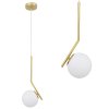 CEILING LAMP CHANDELIER TOOLIGHT G106-1W GOLD WHITE