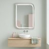 Mirror Rea Zone 80X60 Led Brush Nickel