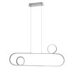 Pendant LED Lamp TOOLIGHT APP810-CP Chrome + remote control 1-light point 40 W 34,5x90x106cm