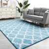 PLUSH CARPET CLOVER BLUE 1.20*1.70