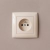 Toolight Single Socket Frame Oste Jnh013-1f Beige