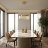 CEILING LAMP CHANDELIER REA G144-CP GOLD GOLD 40CM