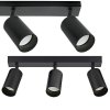 Pendant Lamp TOOLIGHT APP1243 SPOTS Metal Black GU10 3-light points