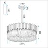 CEILING LAMP CHANDELIER TOOLIGHT APP1747-8CP GOLD 60CM