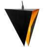 Pendant Lamp TOOLIGHT APP253-1CP Geometric Triangle Black 1-light point E27 17,5x17,5x25cm