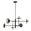 CEILING LAMP CHANDELIER TOOLIGHT APP1668-6CP BLACK