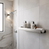 BATHROOM SHELF REA SF04-600 60CM BRUSH STEEL