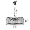 CEILING LAMP CHANDELIER TOOLIGHT APP1652-6CP 50CM GOLD