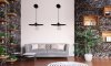Wall lamp APP1355-1W BLACK 30 cm
