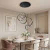 Hanging Ceiling Lamp Toolight App1921-Cp Black Led Black