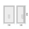 WALL LAMP TOOLIGHT APP1304-1W BLACK