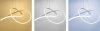 Pendant LED Lamp TOOLIGHT APP393-CP Modern Ring Chrome + remote control 1-light point 40W 55x55x14,5cm
