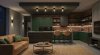 Ceiling Lamp Chandelier TOOLIGHT APP1303-1C Black E27