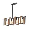 LAMP APP1583-4CP BLACK WOOD