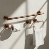 BATHROOM HOOK SET REA GRID BRUSH COPPER 4 PIECES
