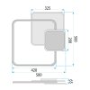 CEILING LAMP TOOLIGHT APP1713-C GOLD LED