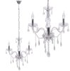 Chandelier Toolight 300752 Crystal Chrome 3-light points E14 60x60x58cm