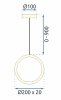 CEILING LAMP CHANDELIER TOOLIGHT LED G112-CP GOLD
