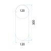 WALL LAMP TOOLIGHT APP1587-1W GOLD
