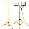 Construction LED halogen lamp on a stand RSL006-2x100N
