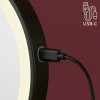 MIRROR REA GLOW BLACK LED