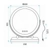 Mirror Rea Make-Up 50 Led White