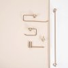 BATHROOM HANGER REA 9706 PRISM BRUSH GOLD