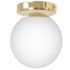Ceiling Lamp Chandelier TOOLIGHT APP1156-1C Gold Metal Glass Balls E27 1-light points