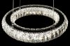 Pendant LED Lamp TOOLIGHT APP1040-CP Cristal + remote control Round 2-light points 40W 39x39x6,5-85cm