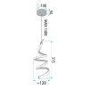 LED PENDANT LAMP TOOLIGHT LHJ096-1CP 19 GOLD, ROSE GOLD