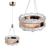 CRYSTAL LED PENDANT LAMP TOOLIGHT LHJ099-CP 20 GOLD, ROSE GOLD