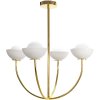 Pendant Lamp TOOLIGHT APP1200-CP Metal Gold - White G9 4-light points
