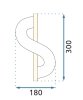 WALL LAMP TOOLIGHT G032-W GOLD