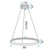 PENDANT CEILING LAMP TOOLIGHT LHJ012-CP BLACK