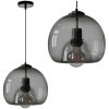 Pendant Lamp TOOLIGHT APP1027-1CP Black Round 1-light point E27 25x25x45-100cm