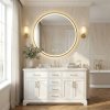 Bathroom LED Mirror REA MMJ 80cm Brushed Rose Gold