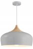 Pendant Lamp TOOLIGHT APP183-1CP BARI White Brown Metal E27