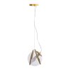 Pendant Lamp TOOLIGHT APP1089-1CP Gold Transparent Ball 1-light point E27 14x14x16-106cm