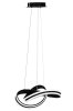 Pendant LED Lamp TOOLIGHT APP817-CP Modern Black + remote control 1-light point 100W 47x47x19cm