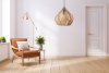 Pendant Lamp TOOLIGHT APP893-1CP Retro Glass Round 1-light point E27 23x23x20,5-110,5cm