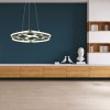 Pendant LED Lamp TOOLIGHT APP794-CP Modern Gold + remote control 3-light points 70W 54x54x26-89cm