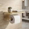 Paper Holder Rea 6613 Modern Brush Gold